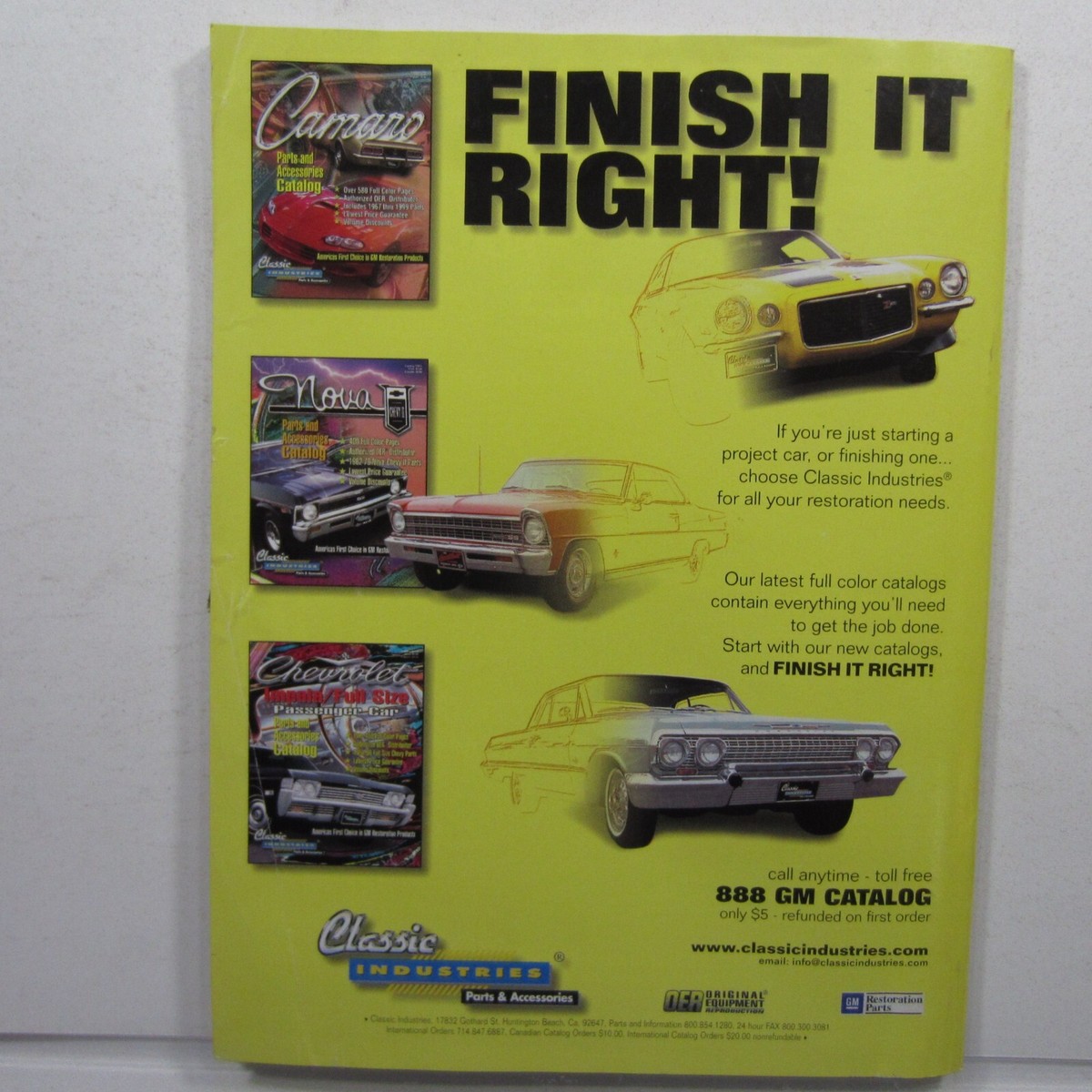 Super Chevy Feb 2000 Small Block Heads, Silver Streak Paint, Route
