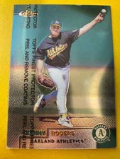 Kenny Rogers : 1999 Topps Finest Baseball Card #31 : Oakland Athletics