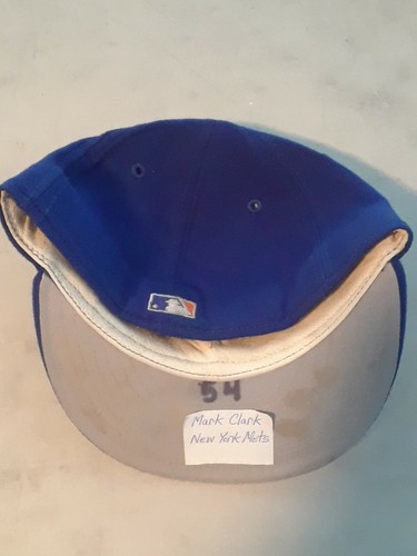 Signed Game Used Hat Cap New York Mets Mark Clark New Era Autographed - Picture 4 of 8