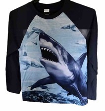 10/12 place blue graphic t-shirt 100 polyester made in Vietnam machine washable