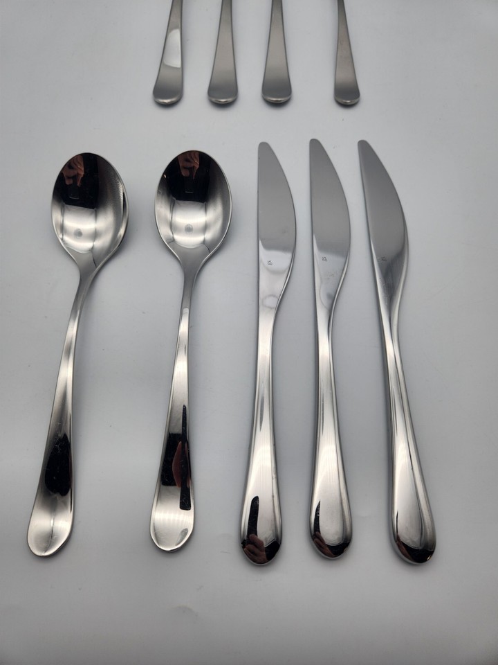 Mixed Lot Of 9 18/10 Teaspoons Fork Spoon “GON17" GS Gourmet Settings