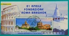 ITALY 2004 SHEET 21 APRIL FOUNDATION ROME-BANGKOK UNC