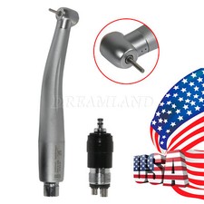Yabangbang Dental High Speed Turbine Handpiece with 4 Hole Quick Coupler fit NSK