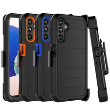 For Samsung Galaxy A14 5G Phone Case Fit Otterbox Defender+Screen Protector+Clip