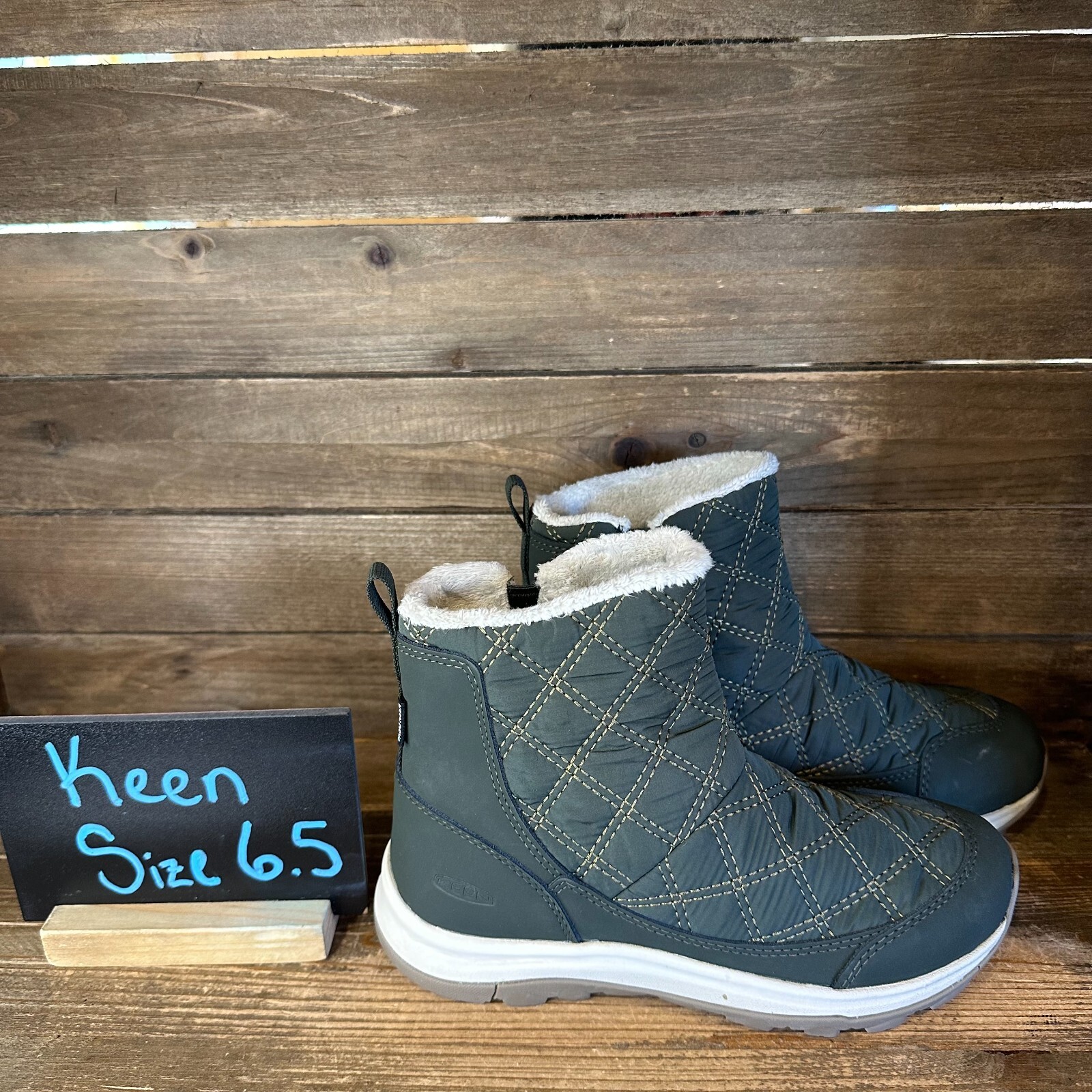 Stivaletti donna Keen Terradora II oliva neve invernali foderati nuovi taglia 6 5 M