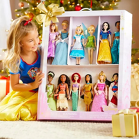 GroßE Schatulle Aus 12 Puppen Disney Prinzessinnen Disney Store - Sammler Selten