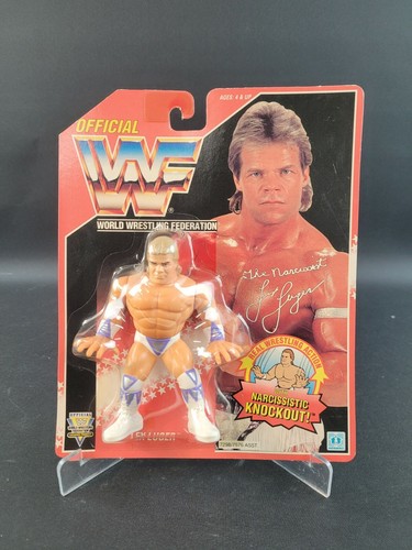 WWF Hasbro Lex Luger vintage 1993 wrestling action...