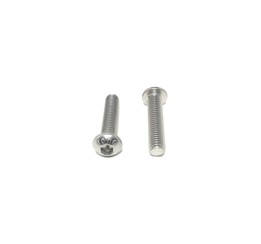 Stainless Steel Round M6 Button Head Socket Cap Screws, Diameter: 20 Mm At ₹ 279/kg In Meerut - Foto 8