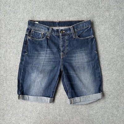 CAMPUS Herren Jeans Shorts Bermudas Gr. 30 Regular Fit A15910 Blau Denim
