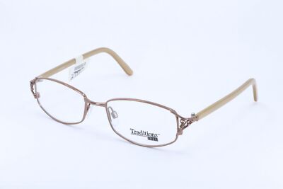 Traditions Ltd AAS167 Brown Oval Women Full Rim 49-16-130 Eyeglasses Frames