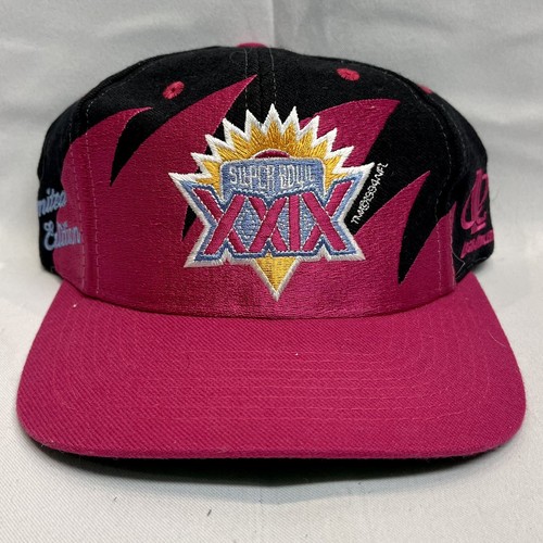 Vintage Logo Athletic Team NFL 1994 Super Bowl XXIX 29 Sharktooth Snapback Hat