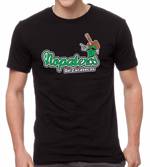 Nopaleros de Zacatecas Men's Tshirt Crew Neck 100 Cotton S5XL Black