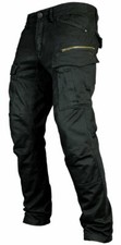 John Doe Cargo Men Stroker black XTM W34 L36 Motorradjeans Cargohose Aramid