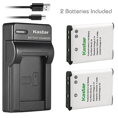 SLIM Charger & 2 battery for Sony NP-BJ1 Cyber-shot DSC-RX0 DSC-RX0 II RX0M2