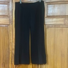 Classiques Entier Cropped Dress Pant with Button Detail Cuffs