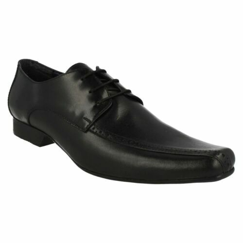 Born Crown Men\'s Derby Lace Up Dress Shoes Size 10 Solid Black Leather Upper Born Crown Men main image 4