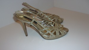 nina new york gold heels