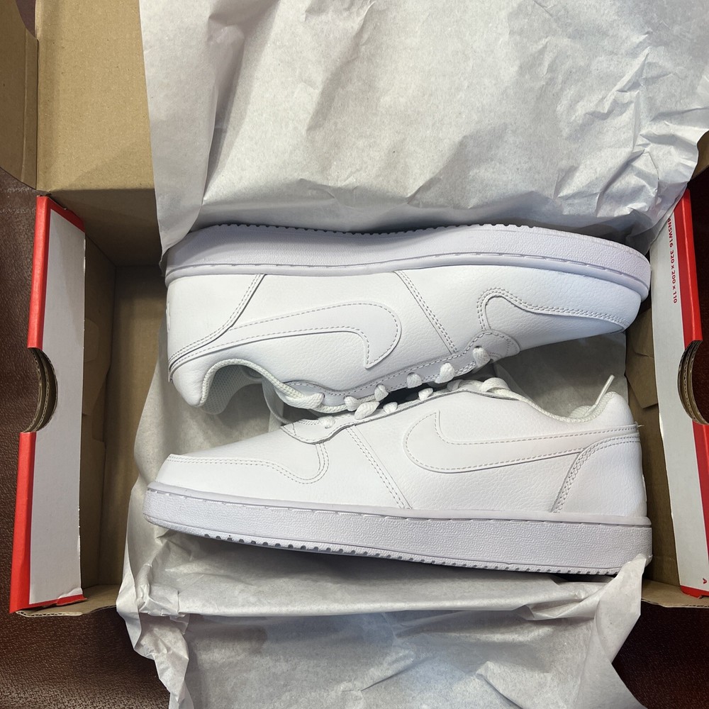 Women’s Nike Ebernon Low - “White/White” - (US Women’s 9) - AQ1779 100