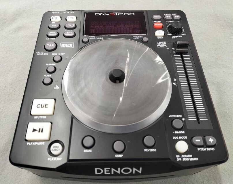 Denon DJ DN-S1200 Single Portable CD/MP3 Player Controller From Japan