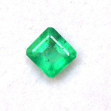 5x5 mm Certified Natural Emerald Octagon Cut 0.62 CTS Untreated Loose Gemstone