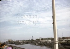 Mar 1954 New Orleans US Naval Station ORIGINAL RED KODACHROME SLIDE