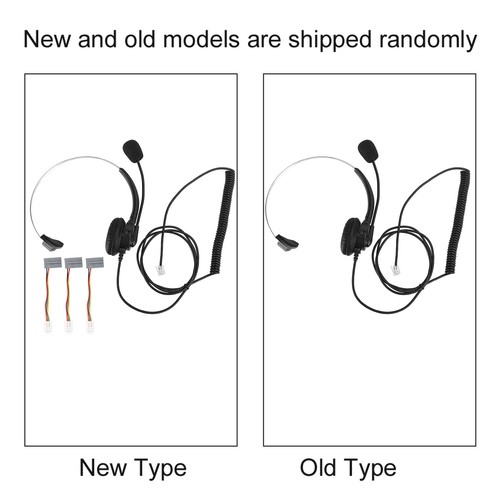 Telephone Monaural Headset Landline Phone Headphone With Mic For Home Use GFL - Afbeelding 9 van 12