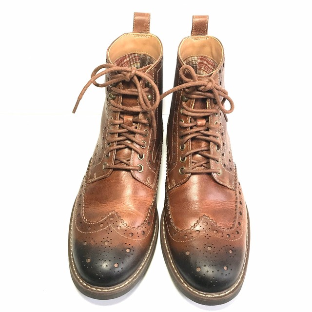 clarks wingtip boots