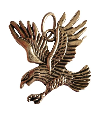 großer ADLER Anhänger Tibet Silber Schmuck NEU - Bild 1 von 2