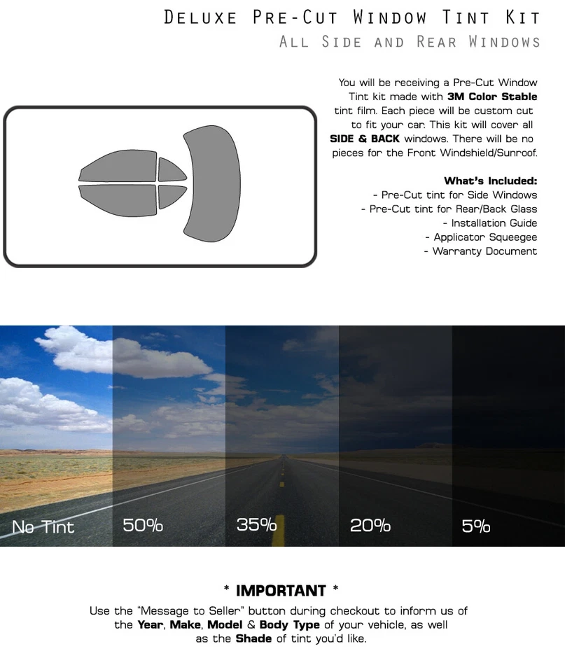 Película de vidrio tinte ventana precortada estable color 3M para Toyota Celica 1990-1993 cupé Foto 3 de 4