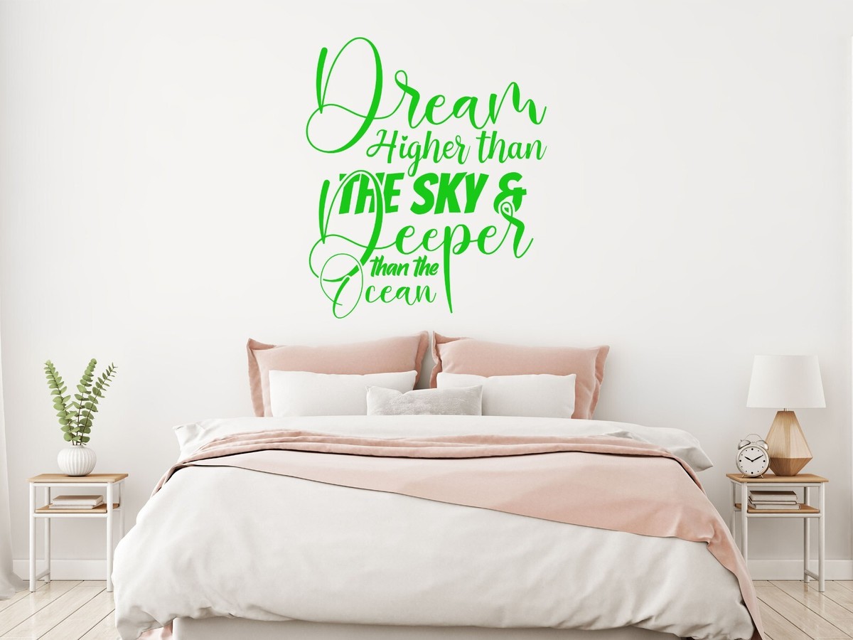 Bedroom Dream Quotes 20 Style Dream Phrase Motivation Quotes Vinyl