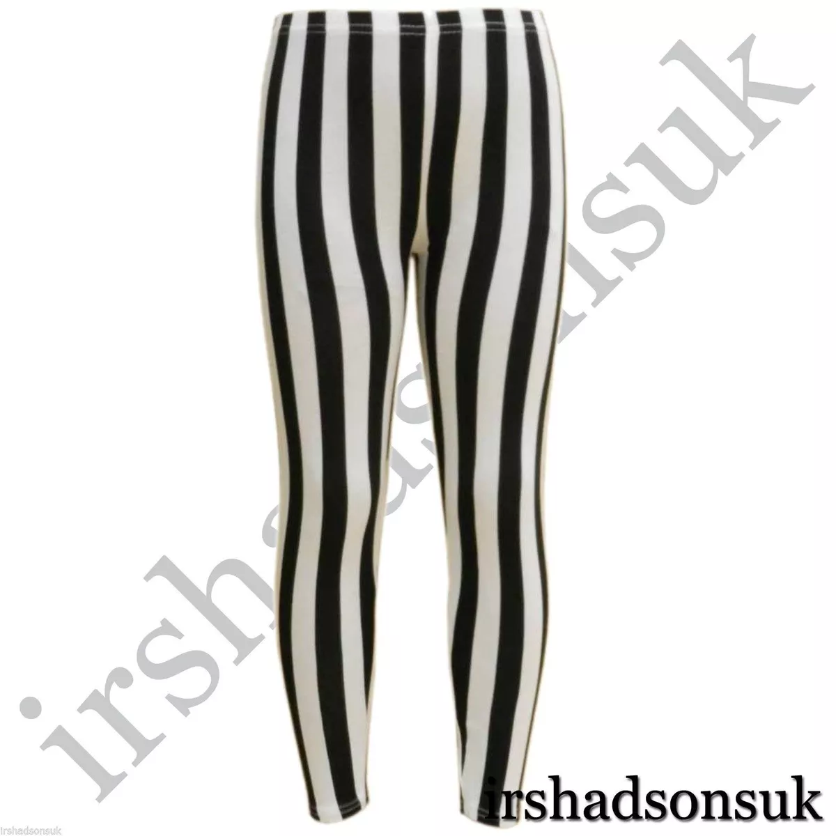 Full-Length Striped Leggings for Toddler Girls