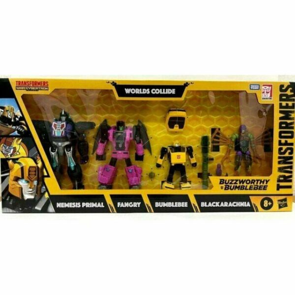 Hasbro Transformers Buzzworthy Bumblebee Worlds Collide - Multicolor (Pack of 4) for sale online