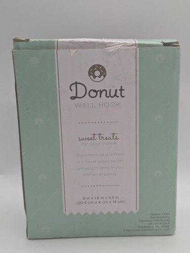 Gancho de pared caprichoso Donut - Tiene capacidad para 500 g (1,1 libras), diseño único - Imagen 5 de 5