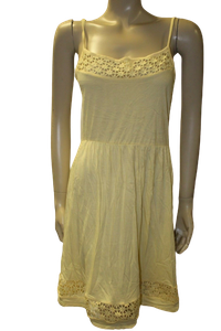 womens yellow sundress