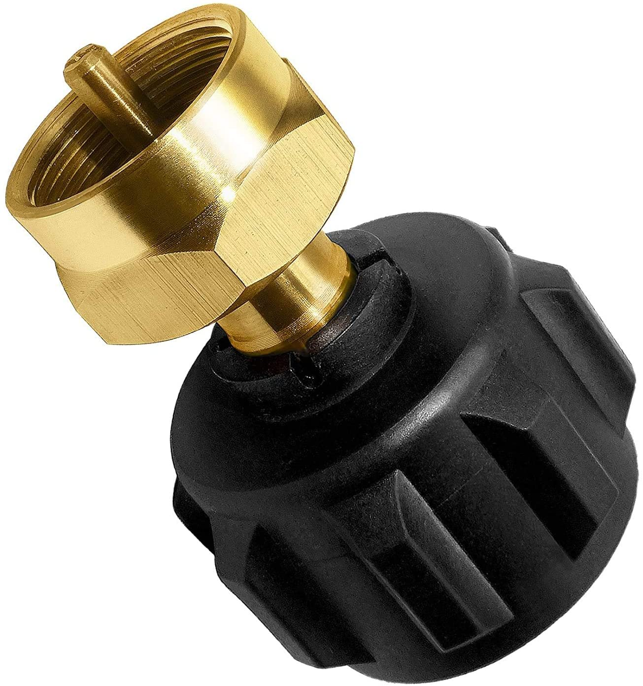 Propane Refill Adapter, LP Gas Cylinder Tank Coupler - Fits QCC1 / Type1 Propane