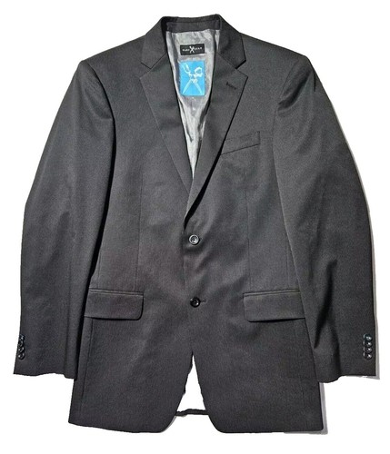 Marc Cain Sport N6 Blazer Jacket Gray Cotton Stretch Two Buttons