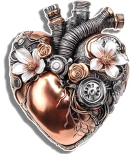 Mechanical Heart Wooden Jigsaw Puzzle Cool Shape Adults Kids Small/A5 $39.99 NIB