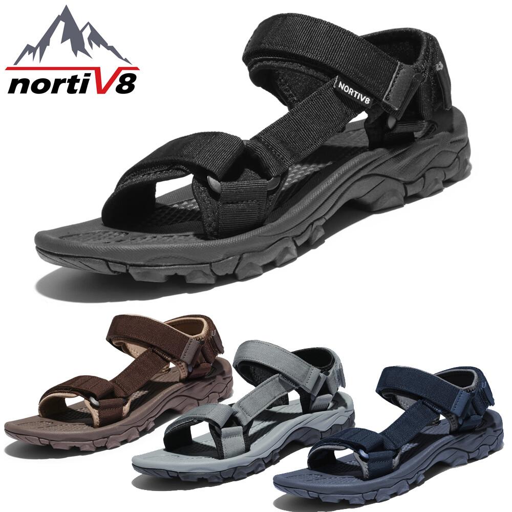 NORTIV8 Outdoor sportsandalen voor heren Zomer casual strandsportsandalen,Size 44,Bruin,LANGDO-2-E NORTIV8 Outdoor sportsandalen voor heren Zomer casual strandsportsandalen,Size 44,Bruin,LANGDO-2-E
