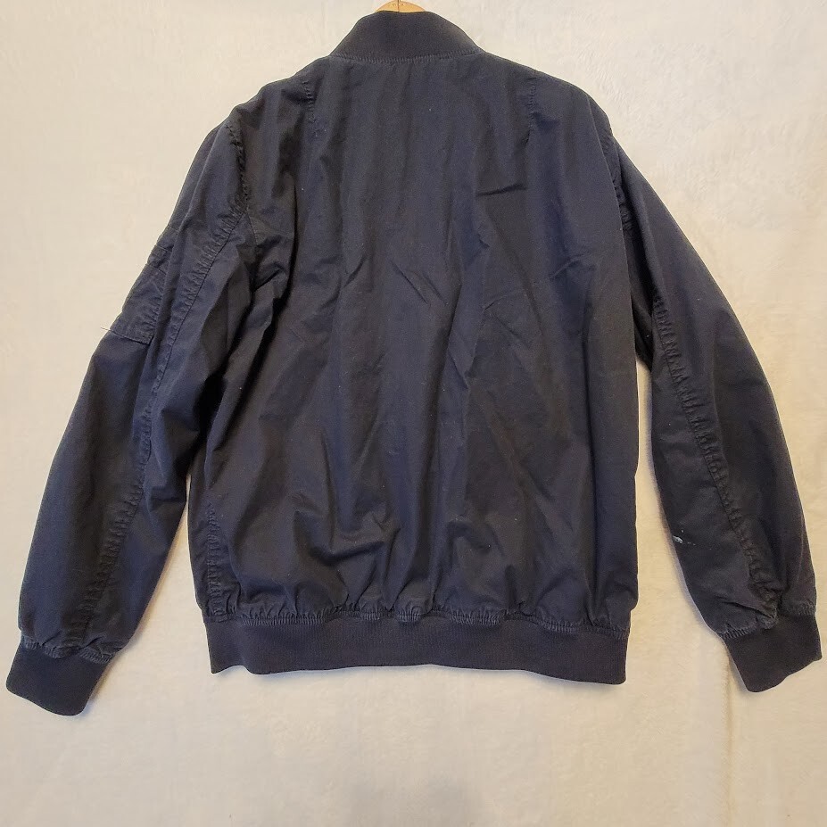 Buffalo David Bitton Blue Utility Bomber Jacket Men's Size M