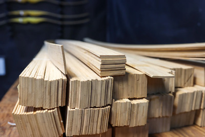 Flat Bamboo 66'' Long For Bow building - Lamination