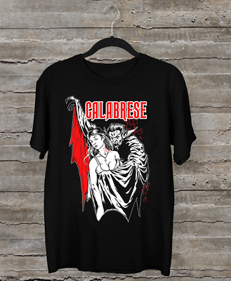 Collection Calabrese Band Short Sleeve Gift Fan Black All Size T