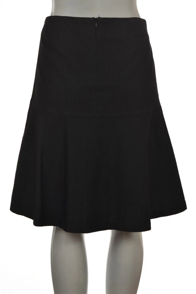 Falda para mujer Arden B talla 4 gris a rayas algodón hasta la rodilla línea A carrera Foto 2 de 4