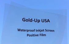 Waterproof Inkjet Transparency Film 8.5" x 14" 100 sheets - 4 Mil