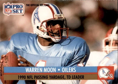 1991 NFL Pro Set Warren Moon #9 (6023) - Bild 1 von 2