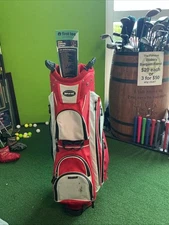 Naples Bay Golf Cart Bag 14 Way Dividers W Rain Cover