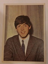 💎 TOPPS BEATLES COLOR CARDS #2 MEET PAUL MCCARTNEY NM RARE 💎 psa bgs cgc