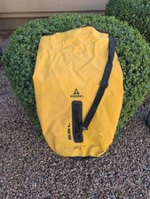 Ascend Heavy Duty Waterproof PVC Roll-Top Dry Bag 55L Yellow Camping Boating