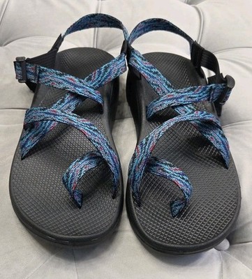 CHACO Z/2 Classic Static Navy Blue Sport Sandals Mens Shoes 12 New JCH108579