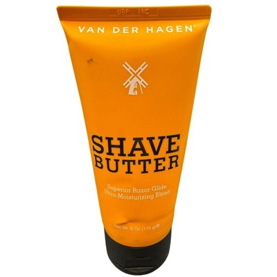 Van Der Hagen Shave Butter Shaving Cream Ultra Moisturizing Blend 6 Oz / 170g