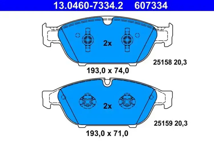 Brake pads 13.0460-7334.2 ATE for AUDI A7 Sportback A6 C7 A8 D4 A6 C7 Avant